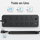 REGLETA MULTICONTACTO 1HORA MCT002 - 1905 W MÁX.110V - 220V