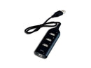 Hub USB 2.0 de 4 puertos iBLUE (52054-BK)