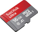 Memoria Flash microSDHC Sandisk Class10 16GB (SDSQUAR-016G-GN6MN)