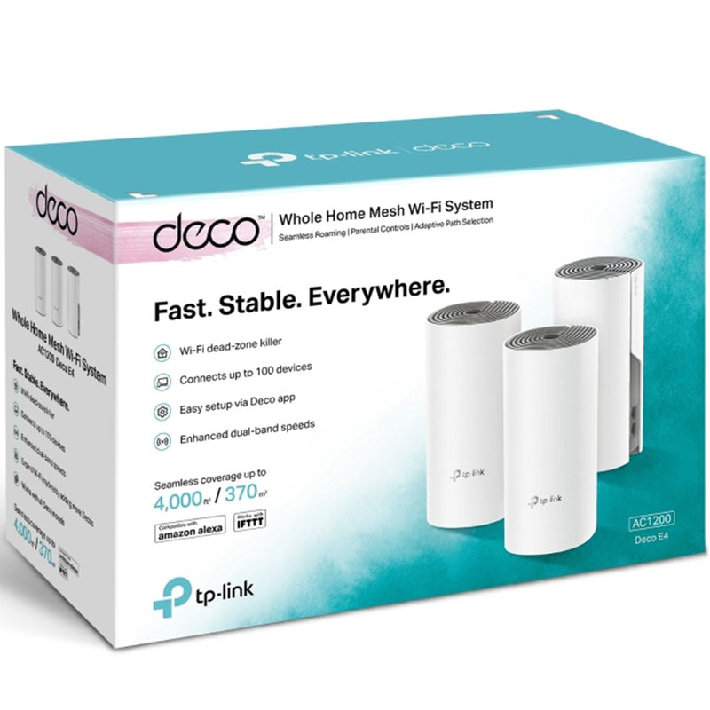 Sistema Wi Fi Mesh TP-Link Deco E4 (DECOE43-PACK)