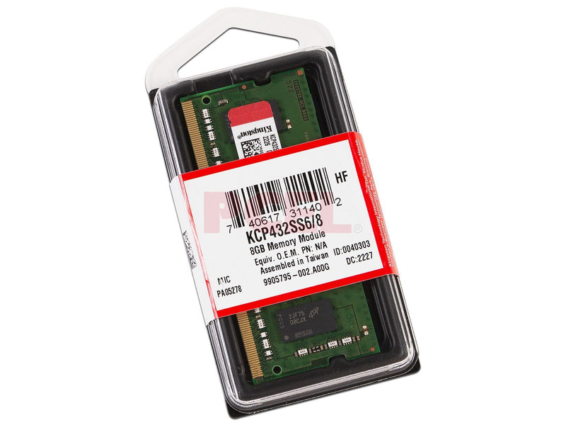 Memoria para laptop 8GB Kingston (KCP432SS6/8)