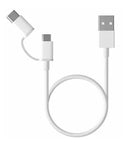 Cable Usb Xiaomi 2 en 1 Entrada Usb salida Tipo C, Micro Usb (AC001XIAO1)