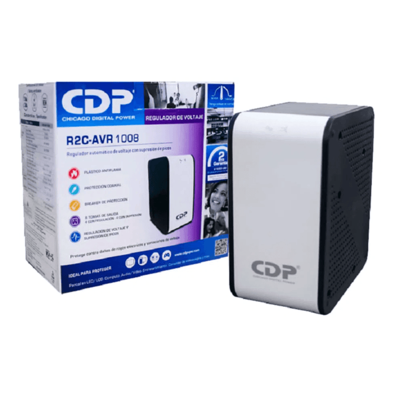 Estabilizador R2C-AVR1008I CDP 1000VA/500W