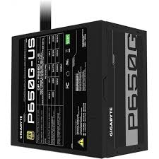 Fuente de Poder Gigabyte 650W 80 GOLD (GP-P650G-US)