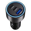 Cargador para auto KlipXtreme USB | USB-Tipo C 60W (KCC-060)