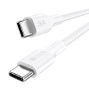 Cable 1HORA CAB272 Tipo C a Tipo C 3A 1M