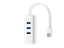 Adaptador TP-LINK UE330 USB a Ethernet Gigabit + Hub USB 3.0| 3 puertos