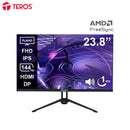 Monitor plano TEROS TE-2417S, 23.8" FHD IPS, 144Hz, 1m, HDMI, DP, Audio out | Parlante