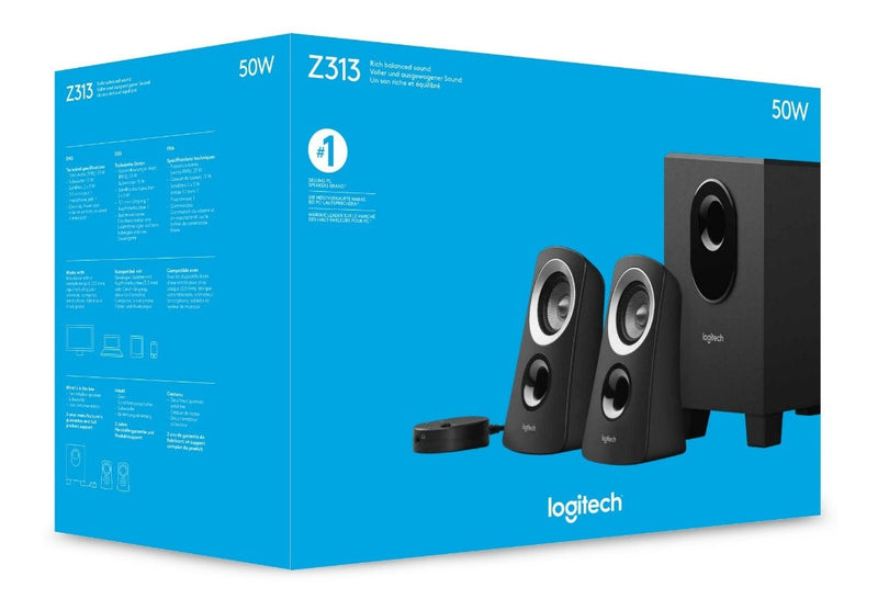 Parlante Logitech Z313 2.1 25W 220V BLACK (980-000413)