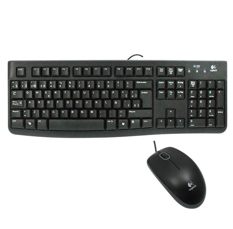 Teclado Logitech + Mouse MK120 USB (920-004428)