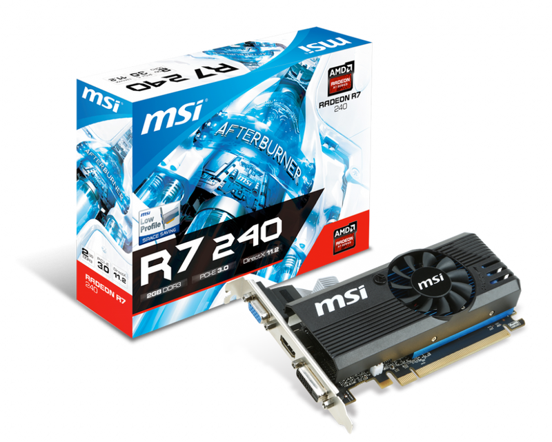 Tarjeta de video R7 240 2GB GDDR3